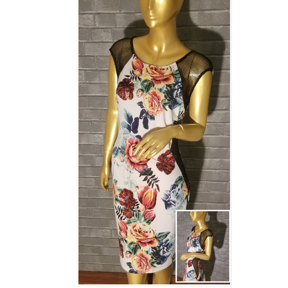 Floral print bodycon